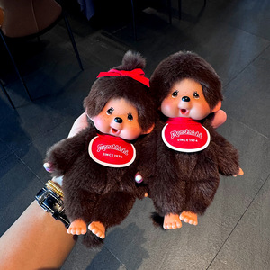 Llavero de <span class=keywords><strong>peluche</strong></span> Feiya Monkey Monchichi 11-30cm, Novedad transfronteriza, Figuras de juguete de anime, Adorable animal de <span class=keywords><strong>peluche</strong></span>, Colgante para mochila - Product Image 1