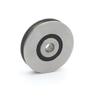 Suministro Directo de Fábrica, Poleas en Forma de U de Acero Inoxidable, Rodillos de Rodamiento No Estándar, Eslingas de Cable Metálico, Ruedas Guía - Venta al por Mayor - Product Image 3