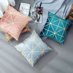 Fundas <span class=keywords><strong>de</strong></span> almohada <span class=keywords><strong>de</strong></span> terciopelo suave para el hogar, cubiertas <span class=keywords><strong>de</strong></span> cojín lumbar <span class=keywords><strong>de</strong></span> estilo europeo con costuras <span class=keywords><strong>de</strong></span> PU doradas, novedad <span class=keywords><strong>de</strong></span> <span class=keywords><strong>2022</strong></span> - Product Image 6