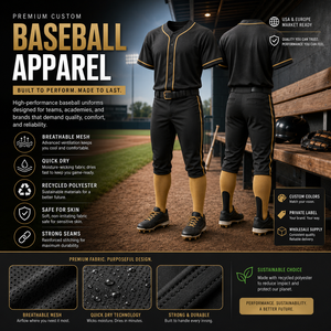 Vêtements de sport de baseball en gros (marque privée) |   Uniformes d'équipe personnalisés OEM/ODM pour les marchés européens et américains - Product Image 1