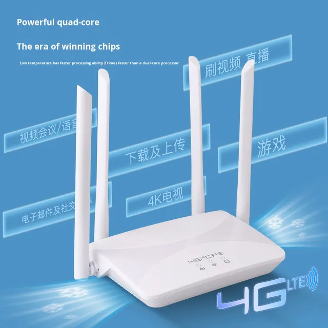 4G Router CPE Wireless WiFi Sharing Internet Routing LTE Insert SIM Card CPF912-OY Repeaters Product Category