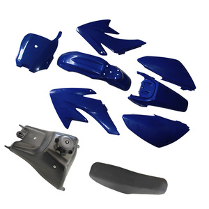 Pour Honda 70 Shell réservoir de carburant et coussin de siège tout-terrain CRF70 pièces en plastique accessoires de systèmes de carrosserie de moto élégants - Product Image 1