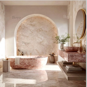Bañera <span class=keywords><strong>de</strong></span> Mármol Rojo <span class=keywords><strong>Alicante</strong></span> para Diseño Interior <span class=keywords><strong>de</strong></span> Baños, Bañera <span class=keywords><strong>de</strong></span> Piedra Tallada, Bañera <span class=keywords><strong>de</strong></span> Mármol Natural - Product Image 2