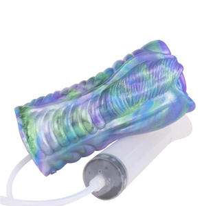 Solid TPE Herren Dildo Adult Sex Supplies Anal <span class=keywords><strong>Penis</strong></span> Exerciser mit Wasserstrahl & Vibration für männliche Masturbation - Product Image 3