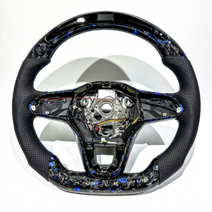 Adecuado para Volkswagen MK8 Mk7 <span class=keywords><strong>MK5</strong></span> <span class=keywords><strong>Golf</strong></span> 7 MK6 <span class=keywords><strong>GTI</strong></span> Venta directa de fábrica <span class=keywords><strong>Volante</strong></span> personalizado de fibra de carbono personalizable - Product Image 1