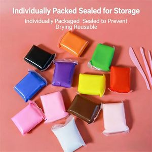 Du'bao Chine Vente en gros Argile colorée super <span class=keywords><strong>l</strong></span>égère et douce de haute qualité 24 couleurs Séchage <span class=keywords><strong>à</strong></span> <span class=keywords><strong>l</strong></span>'<span class=keywords><strong>air</strong></span> Modélisation unisexe Cadeaux DIY pour enfants - Product Image 2