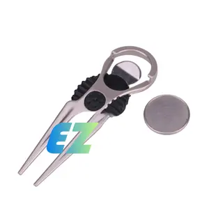 Hoge Kwaliteit Golf Groene Vork Zink Legering Bal Vork Roest Proof Turf Reparatie Groene Vork Divot Tool Golf Accessoires