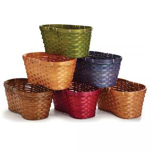 Cesta de Almacenamiento de Bambú Hecha a Mano al por Mayor, Organizador Natural Tejido a Mano, Cesta de Almacenamiento Ecológica para Decoración del Hogar - Product Image 1