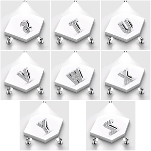 Vente en Gros de Montres de Charme Série Reflexions de Haute Qualité avec Bracelets Femmes 26 Lettre Silicone Fermoir Fixe Bijoux Perlés - Product Image 3