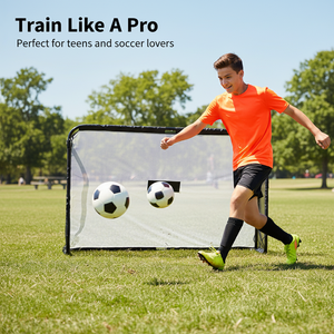 Porterías de Fútbol Portátiles Profesionales, Portería de Fútbol Móvil de Acero, Entrenamiento Deportivo al Aire Libre, Portería de Fútbol de Tamaño Completo - Product Image 4