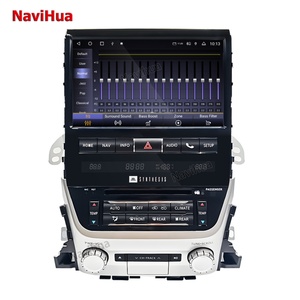 Navihua Interior 10.4 Inch Touch Screen Car for Toyota Land Cruier LC200 DVD <b>Player</b> Upgrade Car Radio GPS Navigation Multimedia - Product Image 2