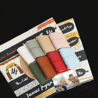 Vente en gros usine : Mini-classeur à spirale à 5 anneaux M5 rechargeable, avec élastique, couverture en cuir PU souple multicolore et pochette intégrée