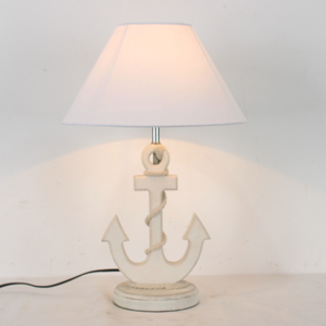 Lampe de table <span class=keywords><strong>ancre</strong></span> de bateau pour salon chambre éclairage intérieur Style nautique lampe de bureau à côté de la lampe décor à la maison Style côtier - Product Image 2