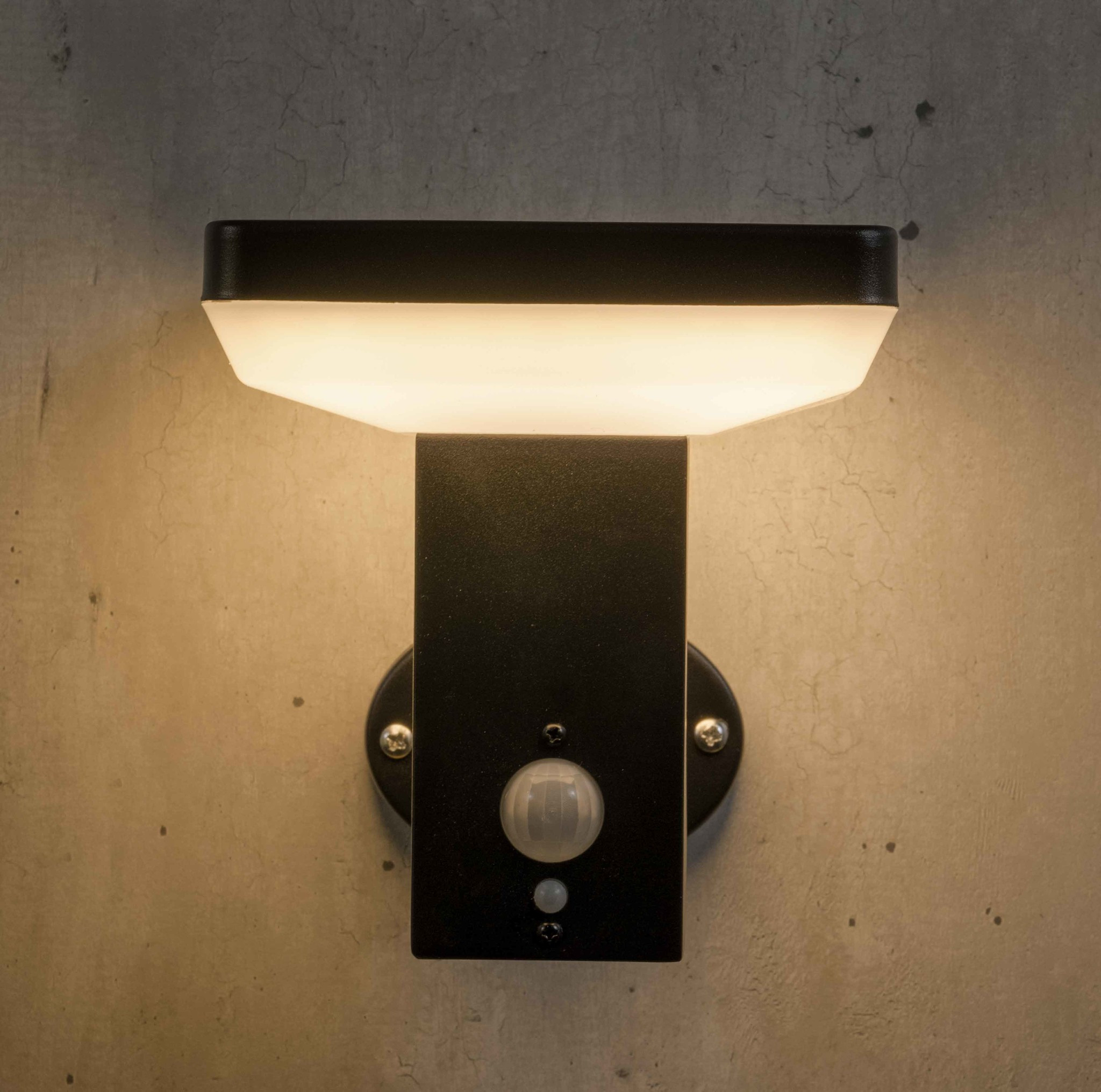 Modern Stainless Steel Ip44 Motion Sensor Led Outside Lamp Outdoor Wall Solar Garden Lights · image 3