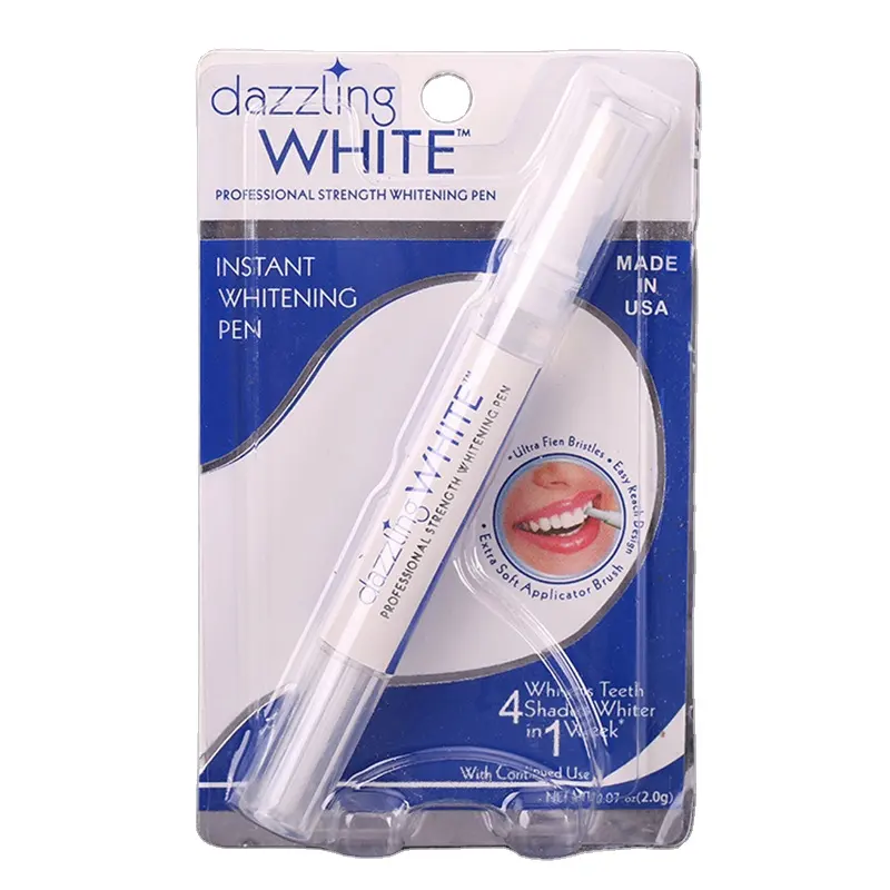 Penna sbiancante per denti siero detergente rimuovi macchie di placca strumenti dentali sbiancare i denti igiene orale penna sbiancante per denti 1 pz