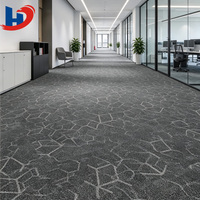 HENGJIU Modulare Wabenmuster Nylon 6 Teppichfliesen 50x50cm Antistatisch für Unternehmenssitz und Büroprojekte