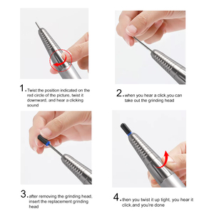 <span class=keywords><strong>Lima</strong></span> eléctrica profesional <span class=keywords><strong>para</strong></span> <span class=keywords><strong>uñas</strong></span>, máquina de manicura recargable, 35000RPM - Product Image 4