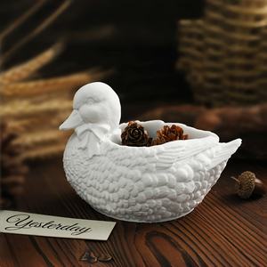 Molde de silicona para candelabro de pato, caja de almacenamiento de animales, molde de fundición de resina, molde para contenedor de cera, decoración del hogar - Product Image 3