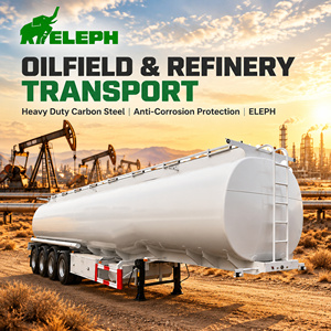 Semi-remorque citerne à huile en acier au carbone 2027 à 4 essieux, 55 000 litres, pour le transport d'huile <span class=keywords><strong>de</strong></span> palme - Product Image 4