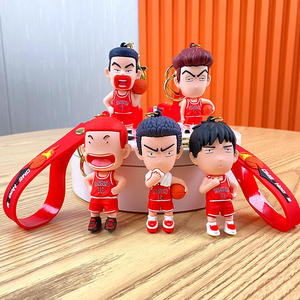 Llavero de dibujos animados de baloncesto Slam Dunk Master japonés, de aleación y PVC, ligero, con mosquetón, colgante para coche/escuela - Product Image 1