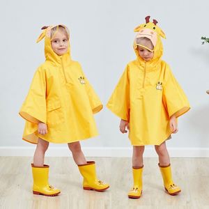 <b>Kids</b> <b>Rain</b> <b>Suit</b>, Boys Split Raincoat, Girls Cape Poncho, 3D Cartoon Shape, Lightweight & Breathable - Product Image 1