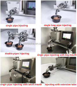 Machine automatique de décoration et de distribution de crème pour gâteaux, pâtisseries, cupcakes, pains, rouleaux d'œufs, beignets, et injection de crème, chocolat, confiture - Product Image 4