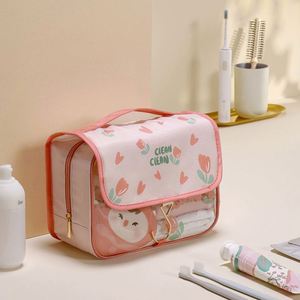 Large Capacity Fashion PVC Makeup <b>Bag</b> Hanging <b>Toiletry</b> Kit Cosmetic <b>Bag</b> for Travel - Product Image 4