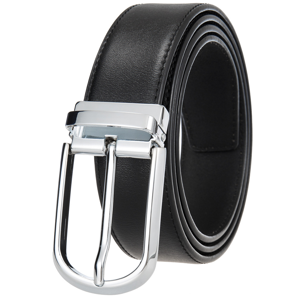 LY35-5207-Chrome buckle+black belt