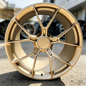 Rines de Aleación Forjados de 16 18 <span class=keywords><strong>19</strong></span> 20 21 22 Pulgadas para Autos de Carreras, 5x114.3, Rines Monobloque Pulidos Personalizados para Audi, BMW, Volkswagen - Product Image 3