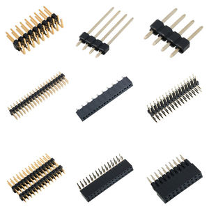 Connecteur à broches double rangée et simple rangée, en plastique, plaqué or, DIP SMD, mâle, pas de 1,27 mm et 2,54 mm, pour PCB - Product Image 5