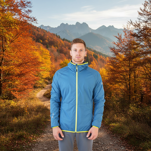 LA THUILE giacca a vento da uomo in morbido guscio JKT con chiusura a cerniera leggera per Fitness stampa per l'escursionismo autunno inverno XL - Product Image 2