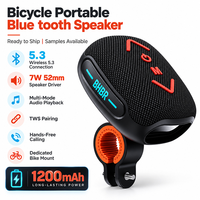 Haut-parleurs sans fil portables, étanches, pour vélo, accessoires de vélo, haut-parleur HiFi avec basses puissantes pour VTT
