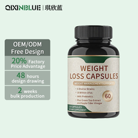 Capsules de perte de poids de haute qualité, amincissantes et brûle-graisses, aux saveurs de fruits, pour adolescents et adultes