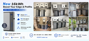 แบตเตอรี่ JAKX 48V 51.2V 314Ah 15kWh 16kWh สำหรับที่อยู่อาศัย เชิงพาณิชย์ อุตสาหกรรม ระบบอินเวอร์เตอร์ไฮบริดแบบออฟกริด ออลอินวัน สำหรับบ้าน - Product Image 2