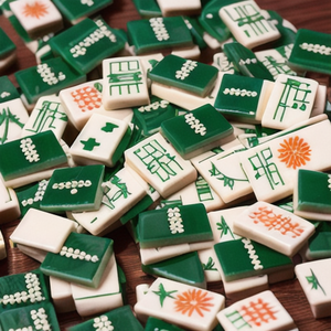 Hot Selling Luxury High Quality Acrylic American Mahjong Tiles Set Modern Design Durable Eco-Friendly Portable <b>Entertainment</b> - Product Image 1