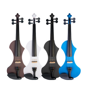 Violín Electrónico Silencioso de Madera Sólida de Arce, Electroacústico, Tono Pequeño, para Adultos Principiantes y Profesionales - Product Image 1