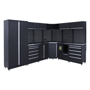 ระบบจัดเก็บของในโรงรถพร้อมแท่นวางเครื่องมือแบบเข้ามุม - Product Image 1