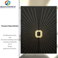 Porte d'entrée blindée en alliage d'aluminium, insonorisée, finition usine, pour villas et propriétés de luxe modernes