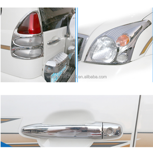 Nueva llegada WSD marca accesorios de coche ABS cromado Kit de carrocería de coche cubierta embellecedora Exterior cromado Kit para <span class=keywords><strong>Toyota</strong></span> PRADO <span class=keywords><strong>FJ</strong></span> 120 2003-2007 - Product Image 4