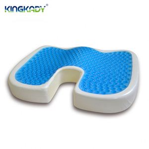 Wholesale Extra <b>Large</b> Soft Comfort Cooling Enhanced Memory Foam Hyper Gel Car Seat Cushion Lumbar <b>Pillows</b> Seat Cushions - Product Image 3