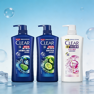 Shampooing rafraîchissant pour hommes Clear Men, parfum menthe glacée, nettoyage en profondeur du cuir chevelu gras, élimine les pellicules, soulage les démangeaisons - Product Image 5