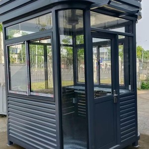 Poste de Garde en Acier Inoxydable 304 pour Système de Patrouille, Abri de Sécurité Extérieur Résistant aux Intempéries pour Parking - Product Image 3