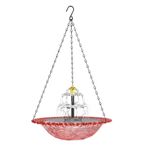 Mangeoire à oiseaux suspendue pour <span class=keywords><strong>balcon</strong></span> extérieur, mangeoire à oiseaux <span class=keywords><strong>solaire</strong></span> flottante, <span class=keywords><strong>fontaine</strong></span> pour oiseaux - Product Image 4