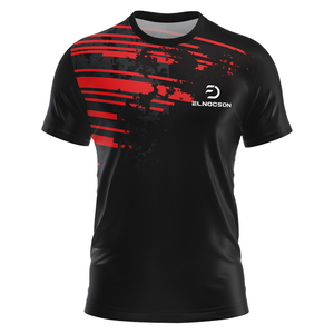 Logo personalizzato a sublimazione stampato 100% poliestere ad asciugatura rapida da <span class=keywords><strong>Tennis</strong></span> a manica corta da tavolo t-shirt da uomo - Product Image 2