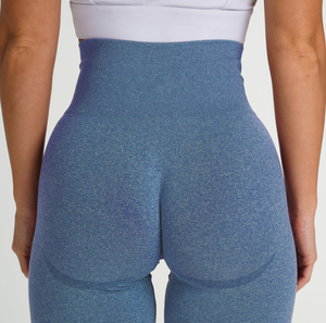 Gran oferta, mallas de gimnasio de compresión elástica de cintura alta para mujer, nuevo diseño, estampado con espalda sin costuras para deportes al aire libre, Yoga - Product Image 2