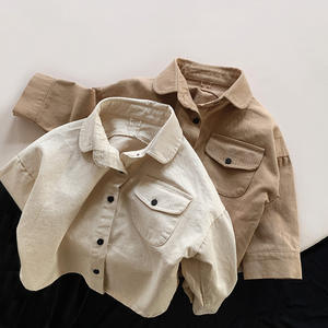Vêtements pour bébés garçons et filles en jean, manteau d'extérieur, style tendance, veste pour enfants, couleur unie, sûre et confortable, vêtements pour bébés, printemps - Product Image 2