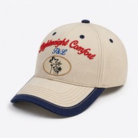 Casquette de baseball unisexe de luxe en jean délavé à 6 panneaux, ajustable, avec logo personnalisé sérigraphié en 3D en relief, vente en gros