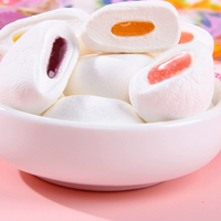 Manisan Halal Grosir Rasa Buah Campur Isi Selai Marshmallow Permen Kapas