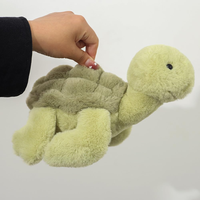 Tortue en peluche lestée personnalisée, animaux en peluche doux, jouet en peluche tortue de mer, peluches mignonnes de tortue, cadeau pour bébé