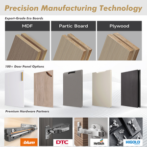 Pa 2025 Indonesia tự động sơn mài lưu trữ tường tủ bếp ván ép đảo cho biệt thự - Product Image 4